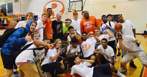 Rockwall HS Students vs Faculty Charity Basketball Game 